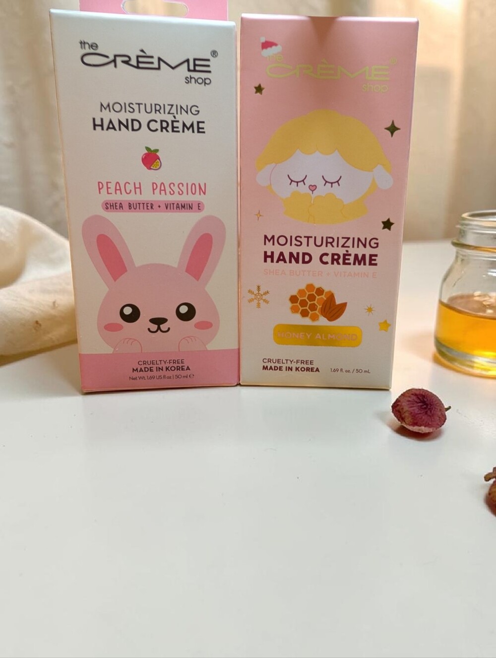 The Crème Shop Moisturizing Hand Crème - Peach Passion Pink